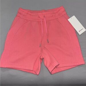 New lululemon scuba high rise 5” shorts women pink